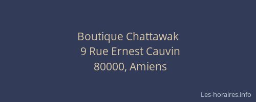 Boutique Chattawak