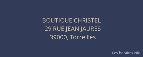 BOUTIQUE CHRISTEL