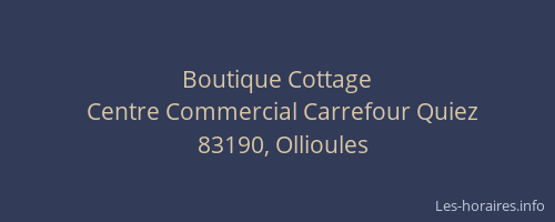 Boutique Cottage