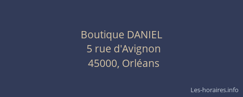 Boutique DANIEL
