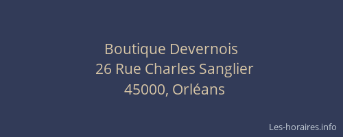 Boutique Devernois