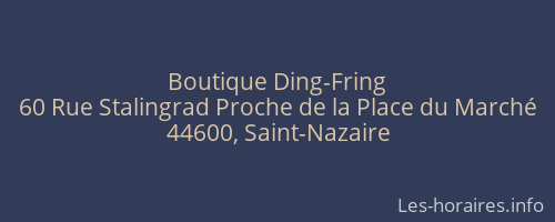 Boutique Ding-Fring