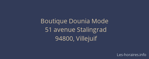 Boutique Dounia Mode