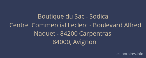 Boutique du Sac - Sodica