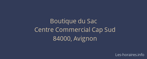 Boutique du Sac