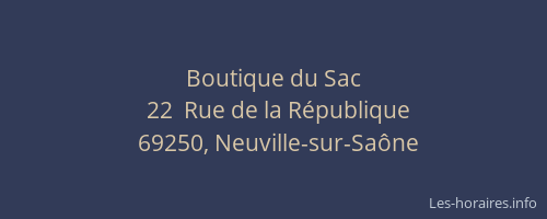 Boutique du Sac