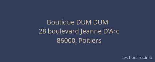 Boutique DUM DUM