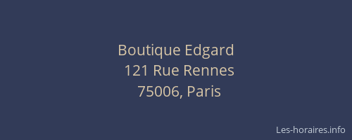 Boutique Edgard