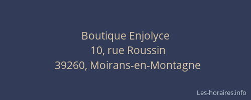Boutique Enjolyce