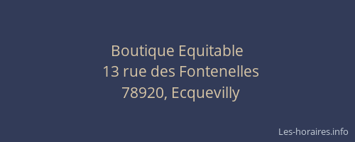 Boutique Equitable
