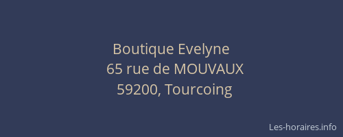 Boutique Evelyne