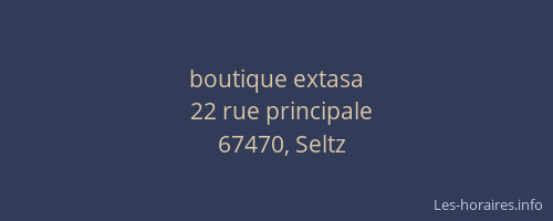 boutique extasa