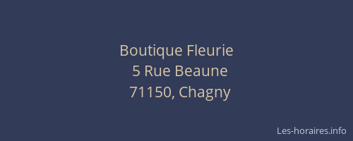 Boutique Fleurie
