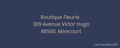Boutique Fleurie