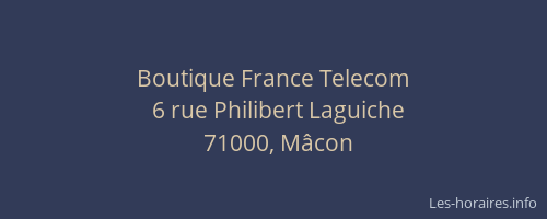 Boutique France Telecom