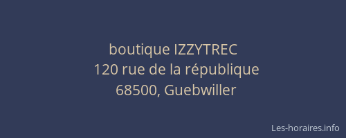 boutique IZZYTREC
