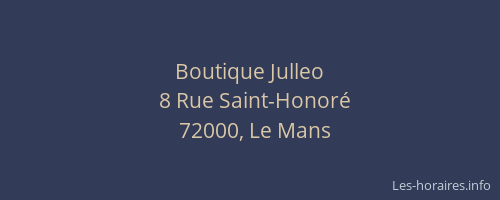 Boutique Julleo