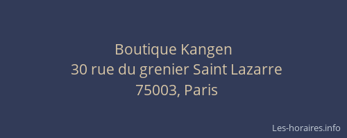 Boutique Kangen
