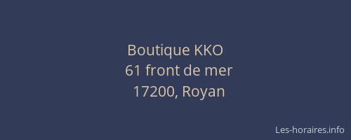Boutique KKO