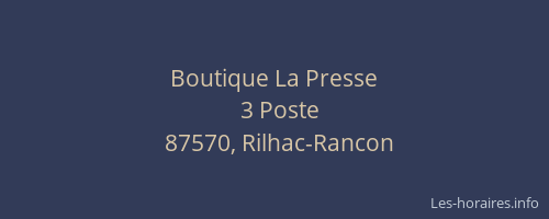 Boutique La Presse