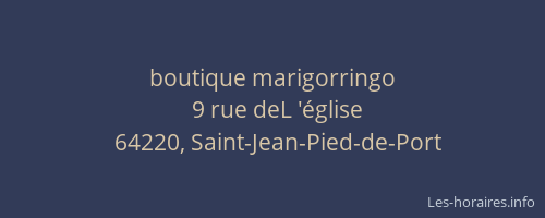 boutique marigorringo