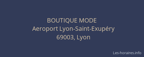 BOUTIQUE MODE