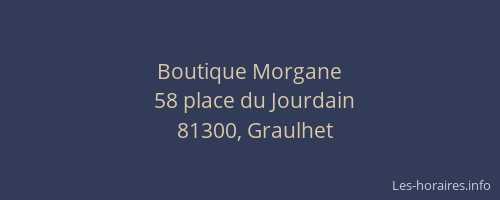 Boutique Morgane