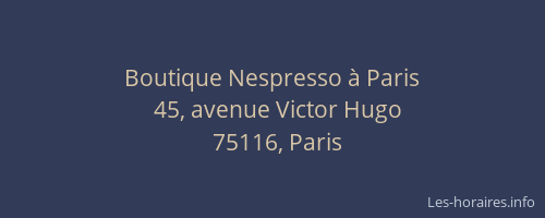 Boutique Nespresso à Paris