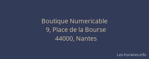 Boutique Numericable