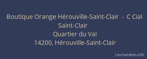 Boutique Orange H&eacute;rouville-Saint-Clair  -  C Cial Saint-Clair