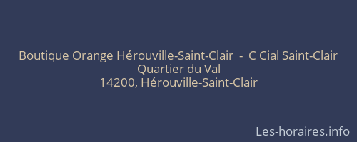 Boutique Orange Hérouville-Saint-Clair  -  C Cial Saint-Clair