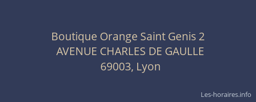 Boutique Orange Saint Genis 2