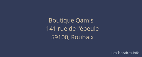 Boutique Qamis