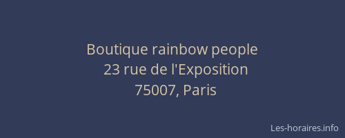 Boutique rainbow people