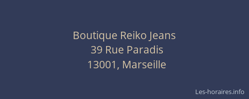 Boutique Reiko Jeans