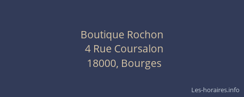 Boutique Rochon