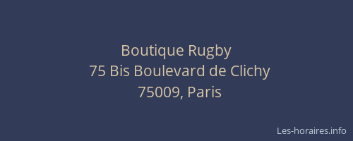 Boutique Rugby