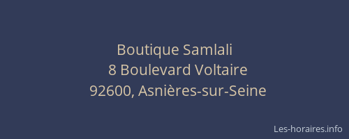 Boutique Samlali