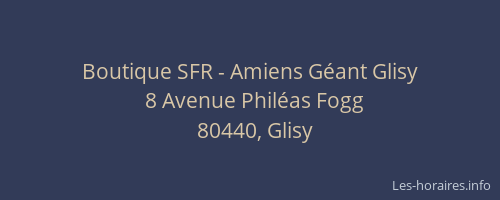 Boutique SFR - Amiens Géant Glisy