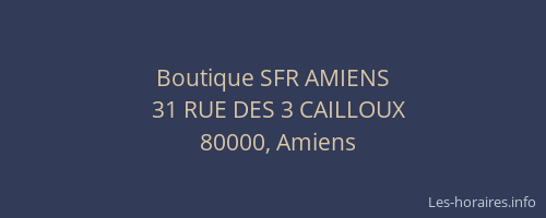 Boutique SFR AMIENS