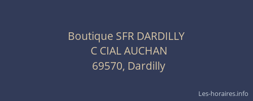 Boutique SFR DARDILLY