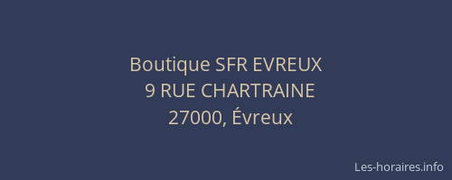 Boutique SFR EVREUX