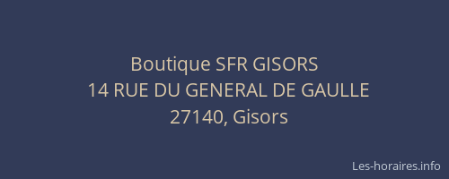 Boutique SFR GISORS