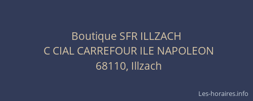 Boutique SFR ILLZACH