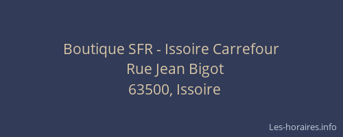 Boutique SFR - Issoire Carrefour