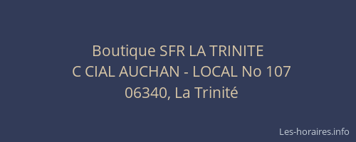 Boutique SFR LA TRINITE