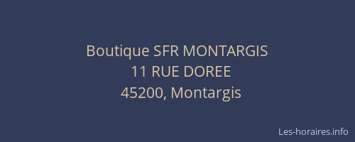 Boutique SFR MONTARGIS