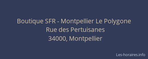Boutique SFR - Montpellier Le Polygone