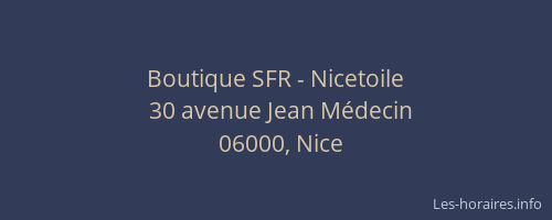 Boutique SFR - Nicetoile