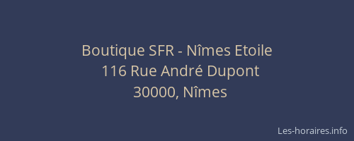 Boutique SFR - Nîmes Etoile